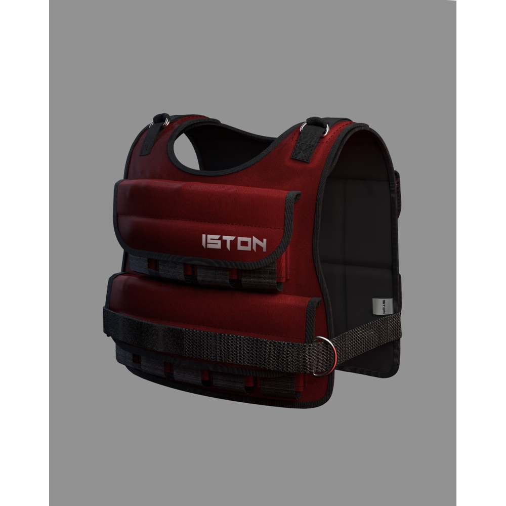 Chaleco de peso Rojo 2